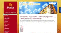 Desktop Screenshot of dospra.cz