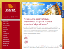 Tablet Screenshot of dospra.cz
